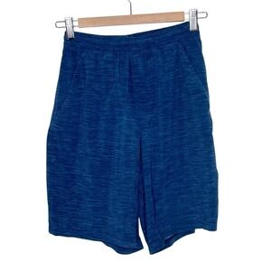 Lululemon Pace Breaker Shorts Linerless 9" Blue Mens Size XS Gym Running Active